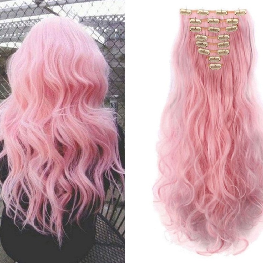 Pink Beauty Full Head Clip in Extensions 
ARRIVES NEW